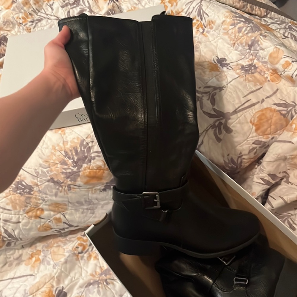 Croft and Borrow OrthoLite black boots